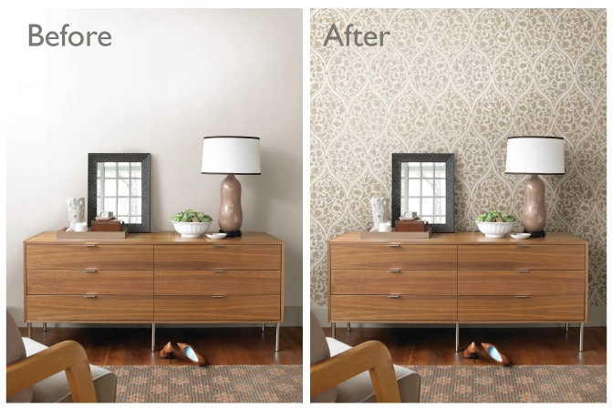 Wallpaper installation services in Renton, WA